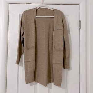 H&M Tan Cardigan - Size S